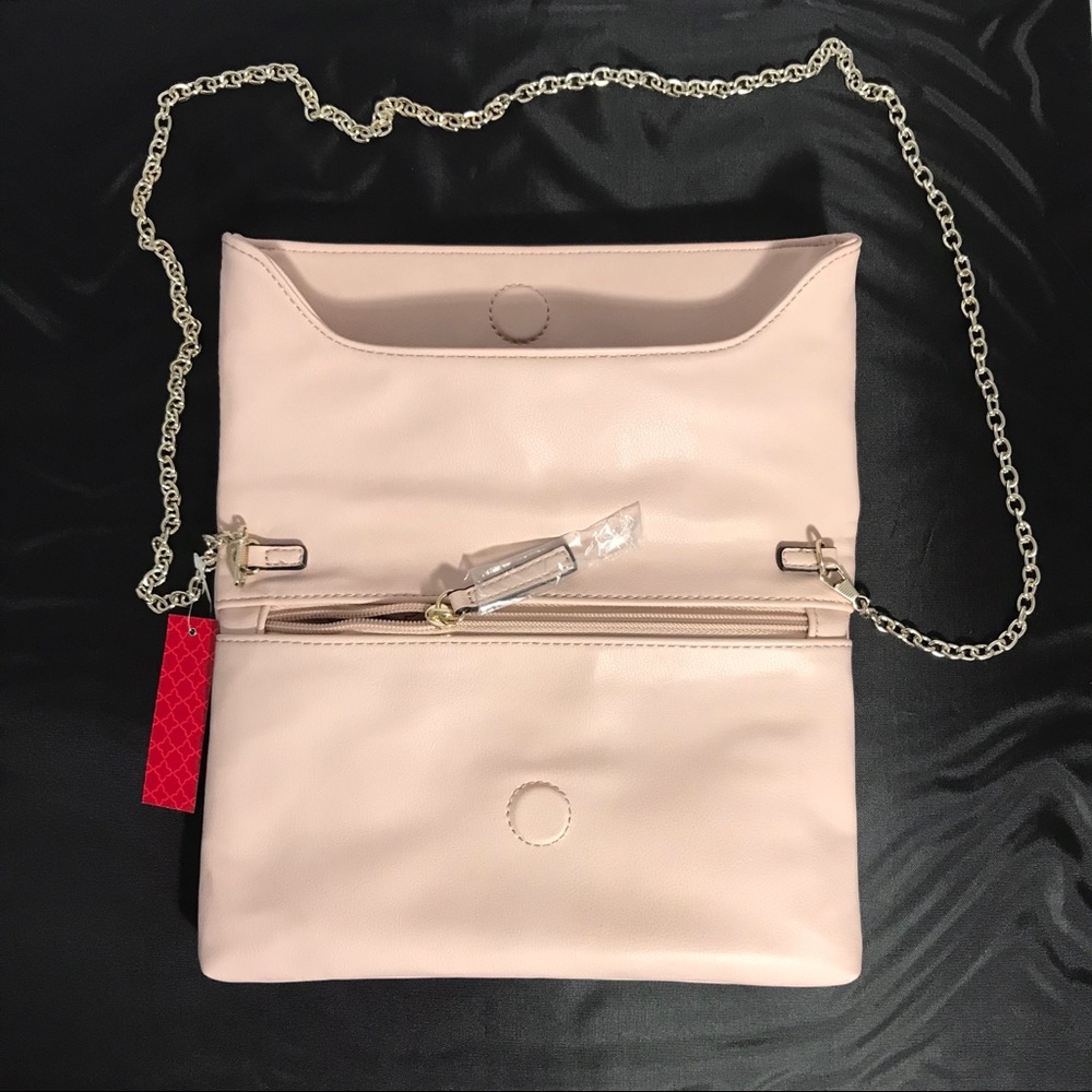 Kelly & Kate Laser Cut Fold Over Crossbody/Clutch - Picture 5 of 7